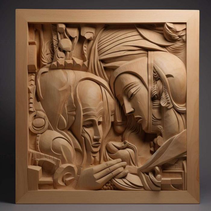 نموذج ثلاثي الأبعاد لآلة CNC 3D Art 